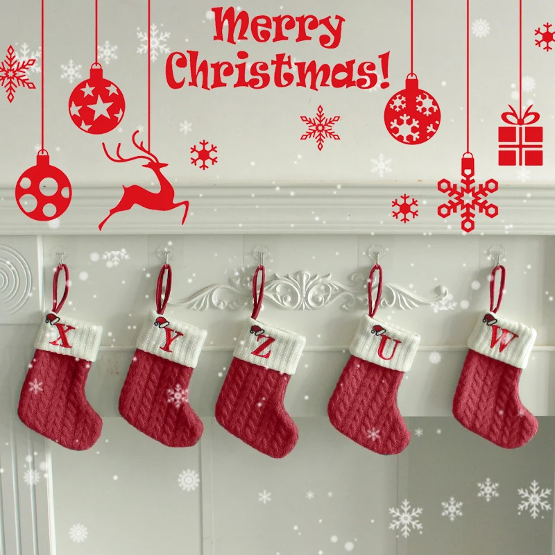 2025년 크리스마스 장식 데코레이션 레터 크리스마스  - Christmas Stocking Hanging 리뷰 및 가격