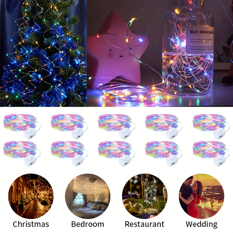 10개 LED 요정 조명 3가지 모드 배터리 작동 방수 - Led Fairy String Lights 리뷰 및 가격